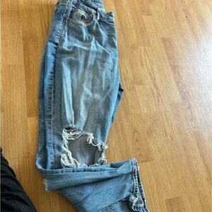 American Eagle Outfitters High Rise Blue Jeans